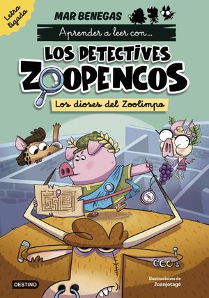 APRENDE A LEER CON... LOS DETECTIVES ZOOPENCOS LETRA LIGADA 2. LOS DIOSES DEL ZO