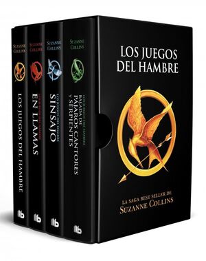 LOS JUEGOS DEL HAMBRE - ESTUCHE CON: LOS JUEGOS DEL HAMBRE  EN LLAMAS  SINSAJO