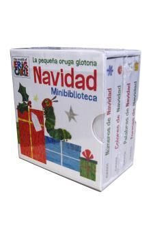 PEQUEÑA ORUGA GLOTONA NAVIDAD MINIBIBLIOTECA