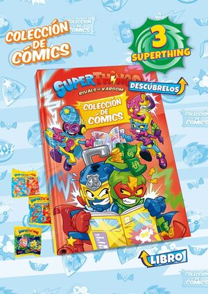 LIBRO COLECCIONISTA COMICS SUPERTHINGS RESCUE FORC