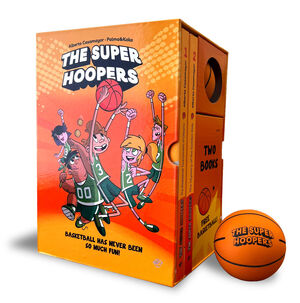 THE SUPER HOOPERS BOOK SET: 2 BOOKS + BASKETBALL BALL
