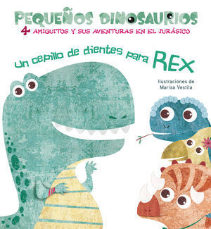 UN CEPILLO DE DIENTES PARA REX PEQUEÑOS DINOSAURIO