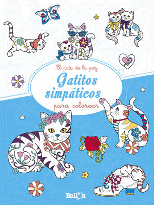 GATITOS SIMPÁTICOS PARA COLOREAR